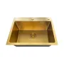 Мийка Mixxus MH5843 Micro Decor Brushed Gold (3.0/0.8) з нерж. сталі (колір матове золото) (MI8218) — Photo 6