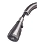 Змішувач для кухні з висувною лійкою Zerix PUL-014 Graphite з нерж. ст. SUS304 (кол. графіт) (ZX5036) — Photo 5