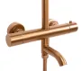 Душовий гарнітур REA LUNGO BRUSHED COPPER з термостатом та виливом — Photo 12