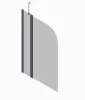 Шторки скляні на ванну Koer SR BS03-95x140-TR-01 прозоре скло 6мм, хром (KR5402) — Photo 48