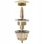 Донний клапан для раковини REA CLICK-CLACK BRUSHED GOLD універсальний — Photo 4