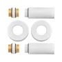 Комплект подовжувачів Koer KF.SET.06MF WHITE 1/2Fx1/2M білий (KR5850) — Photo 5