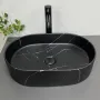 Умивальник (раковина) VBI VERONA 50 BLACK MARMO MATT накладний — Photo 4