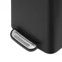 Відро для сміття з плавним закриттям квадратне ZERIX KUBIX-TC0106 BLACK 6 л (колір чорний) (ZX5890) — Photo 9