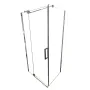 Душова кабіна без піддону Koer SR SC02-100x80x200-TR-01 прозоре скло Easy Clean 8мм, хром (KR5355) — Photo 14