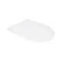 Сидіння для унітазу Qtap (Taurus 520) 455x365x38 мм, White, з мікроліфтом, Slim Duroplast, Quick Release QTSC179W49384 — Photo 5