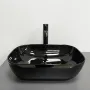Умивальник (раковина) VBI RAVENNA BLACK GLOSSY накладний — Photo 6