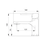 Змішувач для раковини Qtap Taurus QTTAU270BLM45660 Black Matt — Photo 3