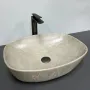 Умивальник (раковина) VBI OLBIA BEIGE STONE MATT накладний — Photo 4