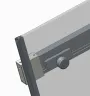 Двері в нішу Koer SR SD02-140x200-TR-01 прозоре скло Easy Clean 8мм, хром (KR5383) — Photo 42