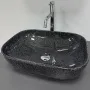 Умивальник (раковина) VBI RAVENNA SPACE BLACK GLOSSY накладний — Photo 6