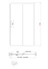 Двері в нішу Koer SR SD05-140x200-TR-01 прозоре скло Easy Clean 6мм, хром (KR5406) — Photo 57