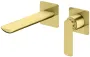 Змішувач для раковини (умивальника) KOHLMAN EXPERIENCE BRUSHED GOLD + BOX прихованого монтажу * — Photo 2
