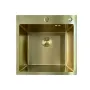Мийка Mixxus MH5050 Micro Decor Brushed Gold (3.0/0.8) з нерж. сталі (колір матове золото) (MI8214) — Photo 4
