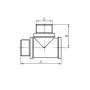 Трійник ВЗЗ Koer KF.T06FMM.WN - 1/2'' (без нікелю) (KR3031) — Photo 3