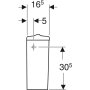 Змивний бачок зовнішнього монтажу Geberit Selnova 500.269.01.1 — Photo 6