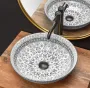 Умивальник (раковина) REA ARTE DARK GREY сірий накладний — Photo 8