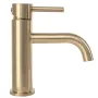 Змішувач для раковини (умивальника) REA LUNGO BRUSHED GOLD низький — Photo 5