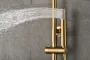 IMEX MONZA BRUSHED GOLD Душова колона з термостатом TURN CLEAN, PVD матове золото — Photo 9