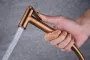IMEX MUNICH BRUSHED ROSE GOLD Гігієнічний душ, PVD матове рожеве золото — Photo 7