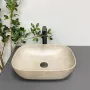 Умивальник (раковина) VBI RAVENNA BEIGE STONE MATT накладний — Photo 8