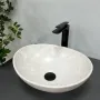 Умивальник (раковина) VBI PARMA LIGHT STONE MATT накладний — Photo 4