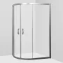 Душовий куточок Bliss Twin Slide 120х80, прозоре скло AM.PM W56G-302U120MT Bliss L — Photo 3
