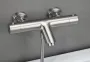 IMEX MONZA BRUSHED NICKEL Термостатичний змішувач для ванни з душовим набором, матовий нікель — Photo 5