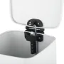 Відро для сміття з плавним закриттям квадратне ZERIX KUBIX-TC0106 WHITE 6 л (колір білий) (ZX6109) — Photo 14