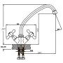 Змішувач для кухні Haiba DOMINOX 271 (HB0077) — Photo 3