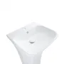 Раковина для підлоги моноблок Qtap Crow 450x435x835 White з донним клапаном QT0511G315W — Photo 11