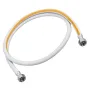 Шланг для газу ZERIX ZHG-01-FF1/2"-080 ПВХ білий 1/2"ГГ 80 см (ZX6157) — Photo 3