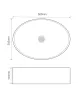Раковина накладна Mixxus Premium BEVEL-0106 500х355х140mm (MP6546) — Photo 4