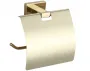 Тримач для туалетного паперу з кришкою VBI MERCURY GOLD — Photo 2
