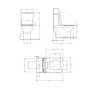 Унітаз підлоговий Qtap Presto Quadro безобідковий із сидінням Soft-close QTPRE27W51021 — Photo 11