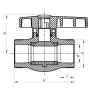 Кран кульовий PPR КШ для хол. води 20 (Koer K0082.PRO) (KP0099) — Photo 3