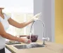 Сенсорний змішувач для кухні з висувним виливом Grohe Minta Touch (31358DC2) — Photo 5