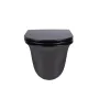 Комплект Qtap Virgo Matt Black 2 в 1: унітаз підвісний Rimless QT1833051ERMB + біде підвісне QT1855051FMB — Photo 14