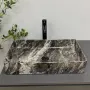 Умивальник (раковина) VBI TRIEST ANTHRACITE MARBLE накладний — Photo 5