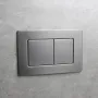 Панель змиву Koer KT-0612-07 240x160x10mm з нержавіючої сталі, квадр. (графіт) — Photo 5