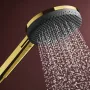 RAINDANCE ALIVE SELECT S ручний душ (3 типи струменів RainAir, PowderRain, Massage), полірованне золото — Photo 11