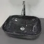 Умивальник (раковина) VBI RAVENNA SPACE BLACK GLOSSY накладний — Photo 8