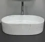 Умивальник VBI VERONA 50 MARBLE WHITE GLOSSY накладний — Photo 10