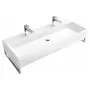MEMENTO умивальник 100*47см, з 2 отв, без переливу, White Alpin CeramicPlus — Photo 2
