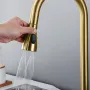 Змішувач для кухні REA CONOR BRUSHED GOLD матове золото — Photo 12