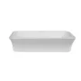 Комплект Qtap Virgo: Раковина накладна прамокутна 490х350х110 мм White + Донний клапан PU02 — Photo 8