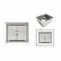 Мийка для кухні інтегрована під стільницю Lidz Handmade H4843 Brushed Steel 3,0/1,0 мм LDH4843BRU49441 — Photo 10