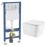 Набір інсталяційний: KUBIK унітаз twist, сидіння duroplast +458.103.00.2 DUOFIX Basic інсталяція для унітазу, без клавіші — Photo 2