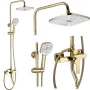 Душовий гарнітур REA ARGUS GOLD золотий з виливом — Photo 6