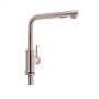 Змішувач для кухні Qtap Karuska з висувним виливом QTKAR91103FN Brushed Nickel PVD — Photo 8